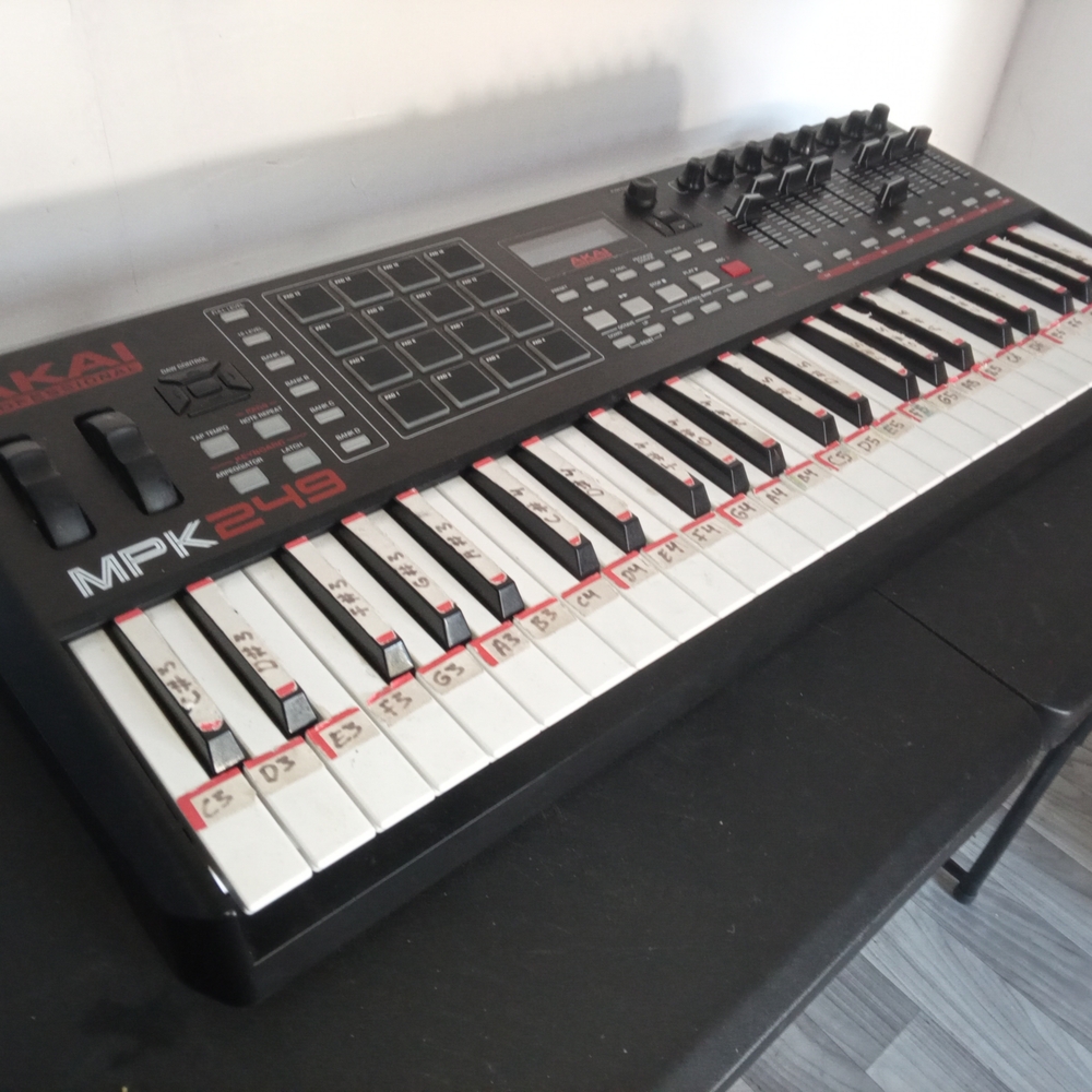 MPK249 MIDI Keyboard Controller - Black and White